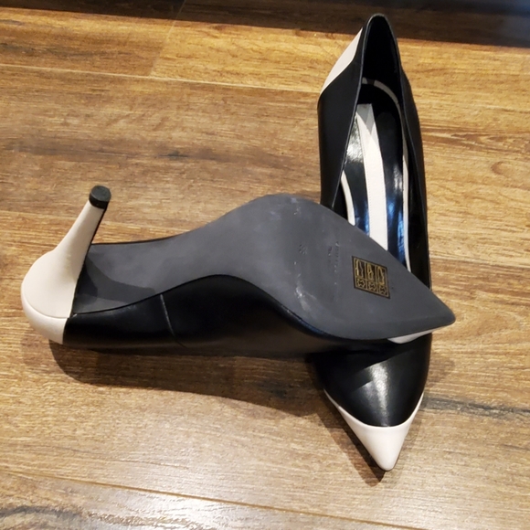 NARCISO RODRIGUEZ LEATHER PUMPS 8 - Picture 4 of 6